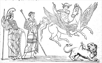 the fight of the Bellerophon