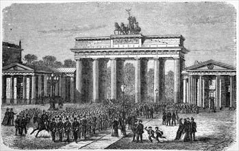 the Brandenburg Gate in Berlin