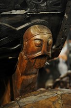 Viking carriage, Wood