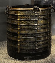 Bucket of yew wooden