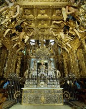 Main altar of the Cathedral of Santiago de Compostela