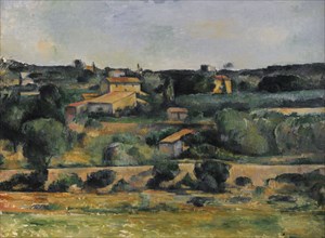 Landscape in the West of Aix-en-Provence, ca.1878, by Paul Cezanne