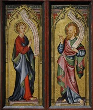 Saint John the Evangelist and Saint Paul. Wings of an altarpiece