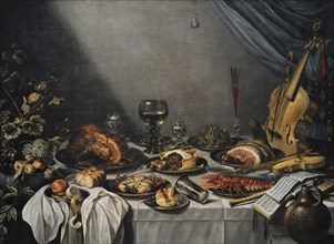 Still Life, 1653, by Pieter Claesz.