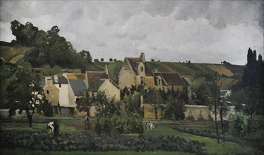 L'Hermitage near Pontoise, 1867, by Camille Pissarro