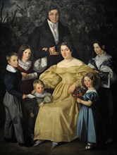 The Werbrun Family, 1834, by Simon Meister