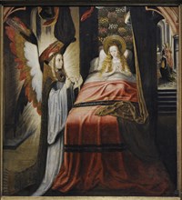 Appearance of the angel, ca.1492-1496, by Master of the Legend of Saint Ursula and workshop
