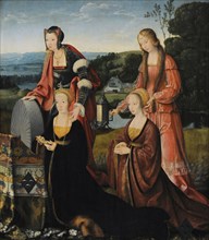 Triptych with the Death of Mary, 1515, by Joos van Cleve