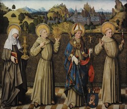 Saint Clare, Saint Bernard, Saint Bonaventure and Saint Francis