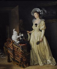 The Angora Cat, ca.1783-1785, by Jean Honore Fragonard