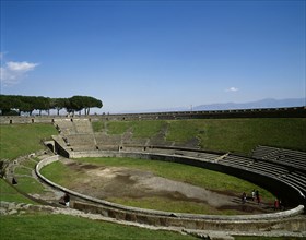 Italy. Pompeii. The Amphitheatre
