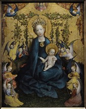 Madonna in the Rose Bower, ca.1440-1442, by Stefan Lochner