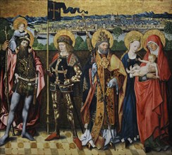 Saint Anne, the Virgin and the Christ Child with Saint Christopher, Saint Gereon and Saint Peter