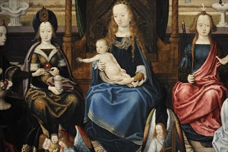 The Virgin Mary with female Saints, by Master of the Legend of Saint Ursula and workshop