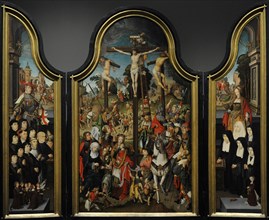 Triptych of the Kievit Family by Master of Delft
