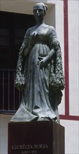 Statue of Lucrezia Borgia.