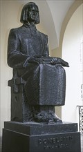 Statue of Prussian Lithuanian writer Kristijonas Donelaitis.