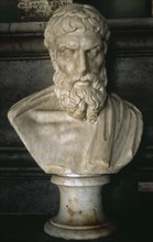 Roman bust of Epicurus.