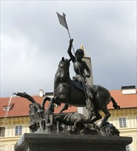 Statue of St. George.