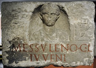 Funeral stele of a freedman, Messulenus.