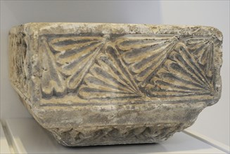 Fragment of a funerary monument from the Basilica of St Severin in Cologne.
