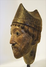 Head of a holy Bishop.