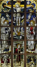 Crucifixion window from St. Laurentius in Cologne.