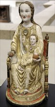Virgin Mary with a Rock chrystal.