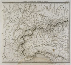 Napoleonic map of Swabia.