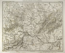 Napoleonic map of Austria and Moravia.