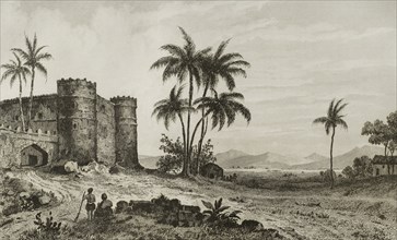 Castle of the Sultan of Aden in Lahej.