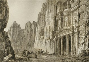 Petra. View of Al-Khazneh.
