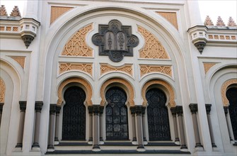 Spanish Synagogue, built in Moorish Revival style.