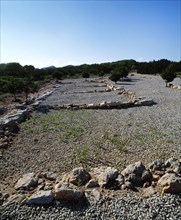Roman occupation of port of Sanitja. Military camp.