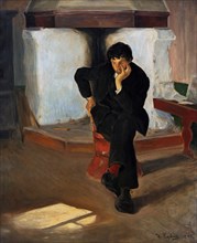 Portrait of the painter Torleiv Stadskleiv
