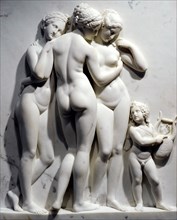 The Three Graces listening to Cupid's song