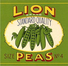 Peas in Pod Label