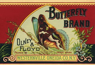 Butterfly Brand Label