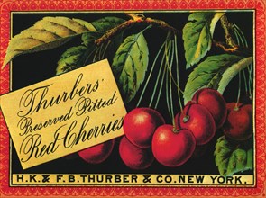 Thurbers’ Preserved Pitted Red Cherries.