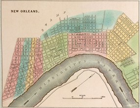 Plan of New Orleans  1837