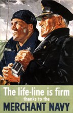 The life-line is Firm thanks to the  Merchant Navy