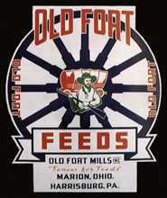 Old Fort Feed Sign