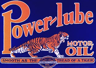 Tiger and Motor Oil