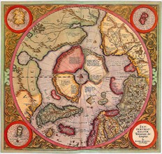 Old World Map 1595