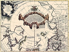 Map of the North Pole 1690
