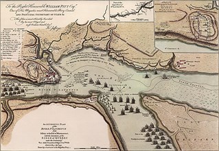 Map of the River St. Laurence, Canada 1760