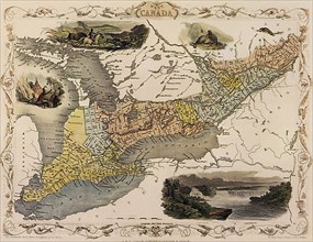 Western Canada Map 1851