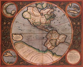 Americas Map 1595