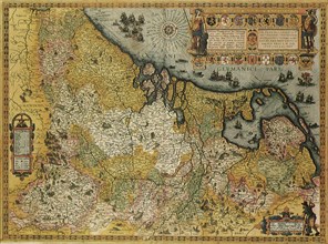 Belgium and Holland Map 1606