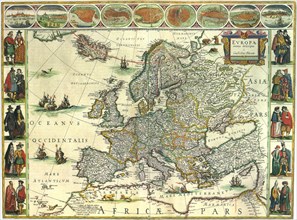 Map of Europe 1617